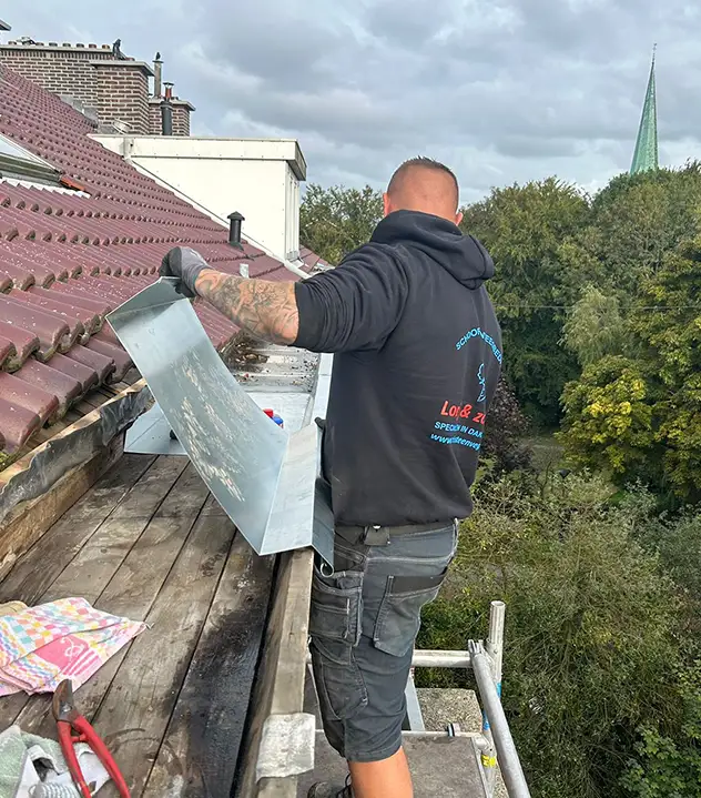 dakgoot professioneel laten schoonmaken