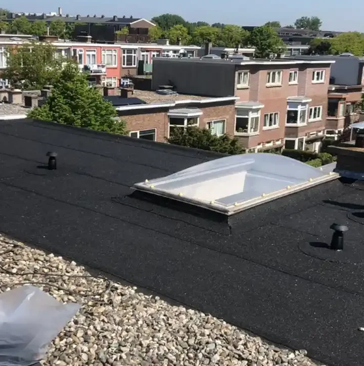 plat dak rotterdam nieuwe bitumen