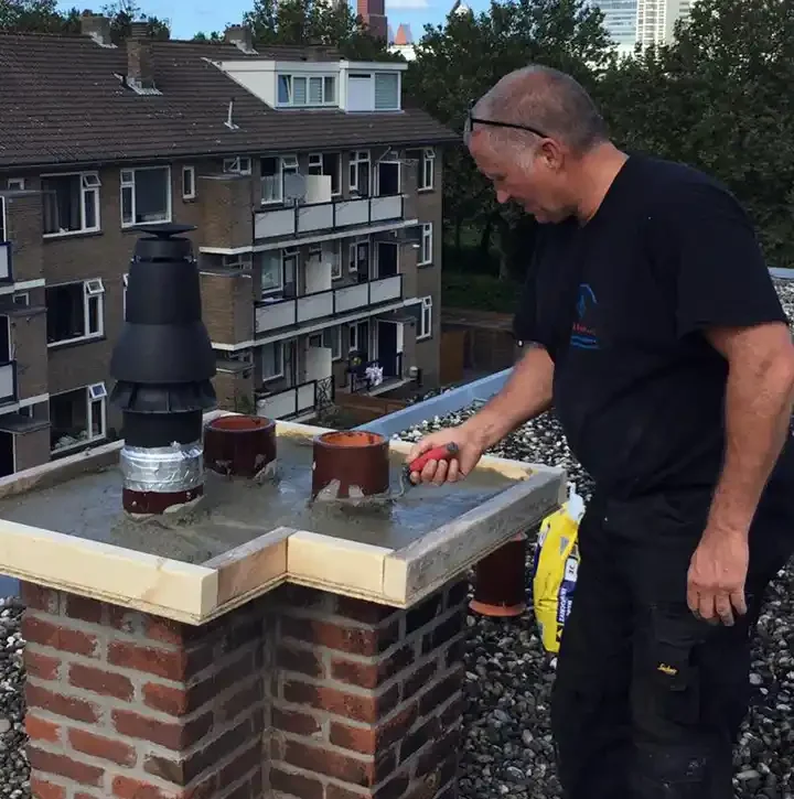 renovatie schoorsteen in woerden